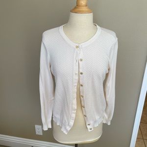 White knit light cardigan - Size small